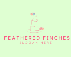 Wedding Cake Pastry logo design