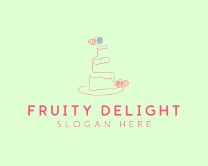 Wedding Cake Pastry logo design