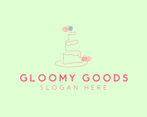 Wedding Cake Pastry logo design