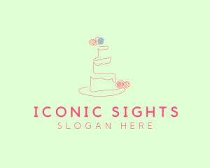 Wedding Cake Pastry logo design