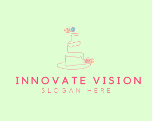 Wedding Cake Pastry logo design