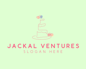 Wedding Cake Pastry logo design