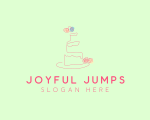 Wedding Cake Pastry logo design