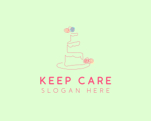 Wedding Cake Pastry logo design