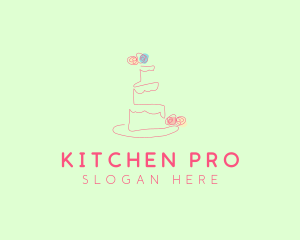 Wedding Cake Pastry logo design