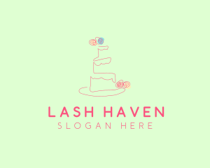 Wedding Cake Pastry logo design