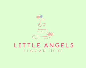 Wedding Cake Pastry logo design