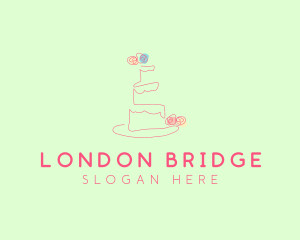 Wedding Cake Pastry logo design