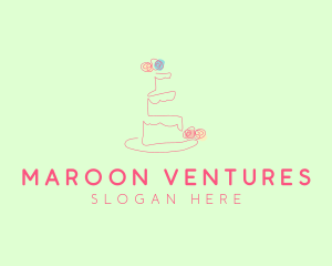 Wedding Cake Pastry logo design