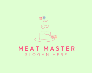 Wedding Cake Pastry logo design