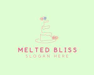 Wedding Cake Pastry logo design