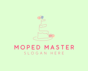 Wedding Cake Pastry logo design