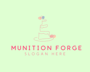 Wedding Cake Pastry logo design