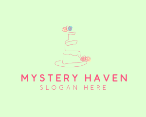 Wedding Cake Pastry logo design