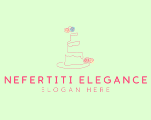 Wedding Cake Pastry logo design