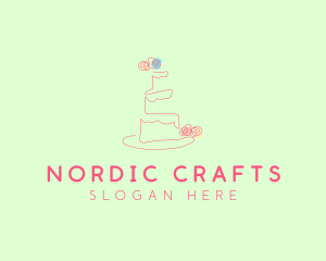 Wedding Cake Pastry logo design