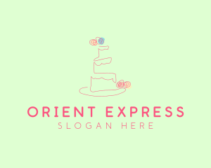 Wedding Cake Pastry logo design