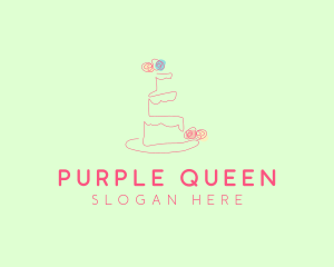 Wedding Cake Pastry logo design