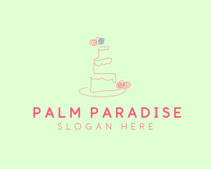 Wedding Cake Pastry logo design