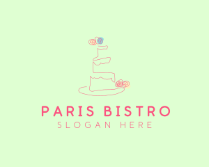 Wedding Cake Pastry logo design