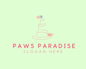 Wedding Cake Pastry logo design