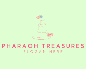 Wedding Cake Pastry logo design