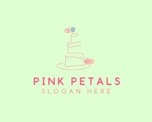 Wedding Cake Pastry logo design