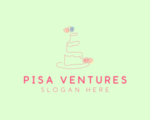 Wedding Cake Pastry logo design