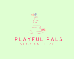 Wedding Cake Pastry logo design