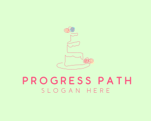 Wedding Cake Pastry logo design