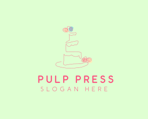 Wedding Cake Pastry logo design