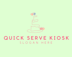 Wedding Cake Pastry logo design