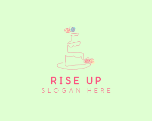 Wedding Cake Pastry logo design