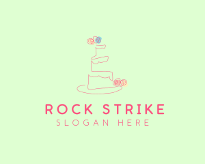 Wedding Cake Pastry logo design