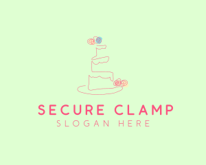 Wedding Cake Pastry logo design