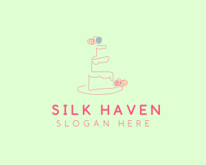 Wedding Cake Pastry logo design