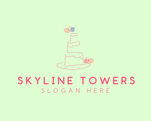 Wedding Cake Pastry logo design