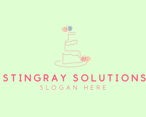 Wedding Cake Pastry logo design