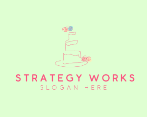 Wedding Cake Pastry logo design