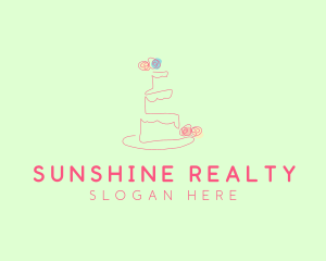 Wedding Cake Pastry logo design