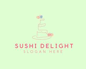 Wedding Cake Pastry logo design