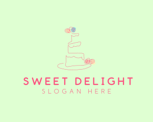 Wedding Cake Pastry logo design