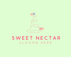 Wedding Cake Pastry logo design