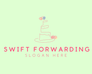 Wedding Cake Pastry logo design