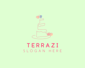 Wedding Cake Pastry logo design