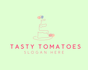 Wedding Cake Pastry logo design