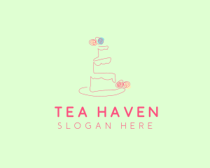 Wedding Cake Pastry logo design