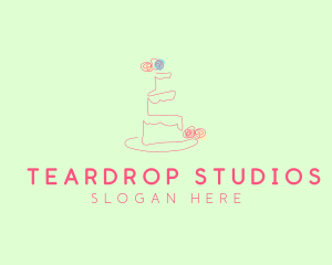 Wedding Cake Pastry logo design