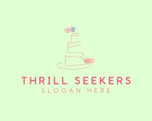 Wedding Cake Pastry logo design