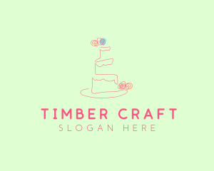 Wedding Cake Pastry logo design